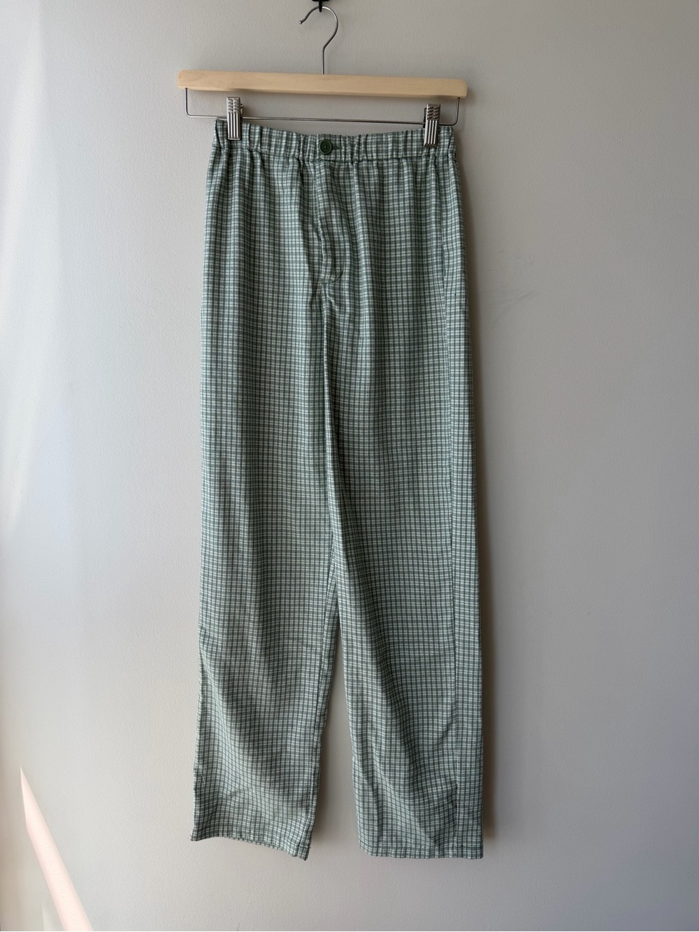 Brandy Melville Casual Plaid High Rise Pants